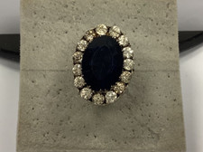 Large Sterling Silver CZ