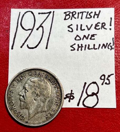 1931 british silver - 1931, one