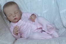 Reborn Baby Girl Doll ~ Alix ~ Painted Hair ~ 21" in Length!!