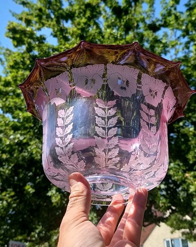 Victorian ruby clear - victorian, ruby/clear
