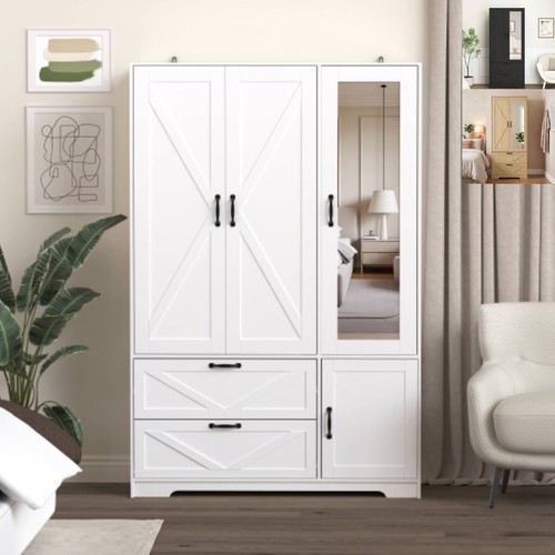 Doors wardrobe closet with - closet,