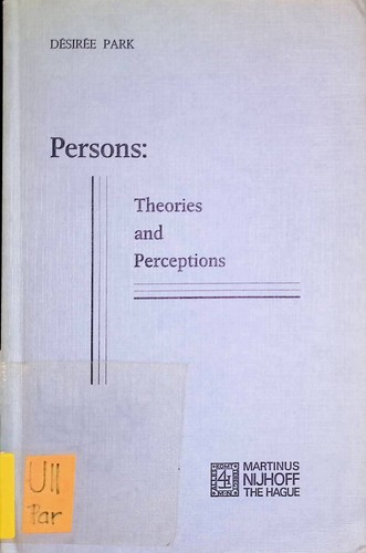 Persons theories and - persons:,