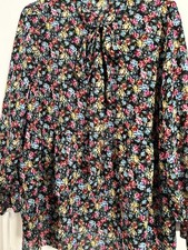 Simply Be- Pussy Bow Ruffle Tunic- Size 22