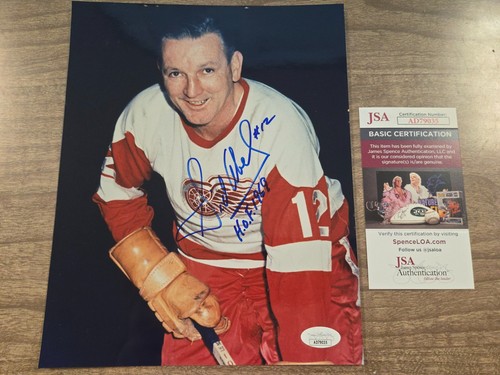 Sid abel autographed 8x10 - sid,
