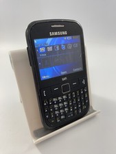 Samsung Ch@t S3350 Black Tesco Network 60MB 2.4" 2MP QWERTY Mobile Button Phone