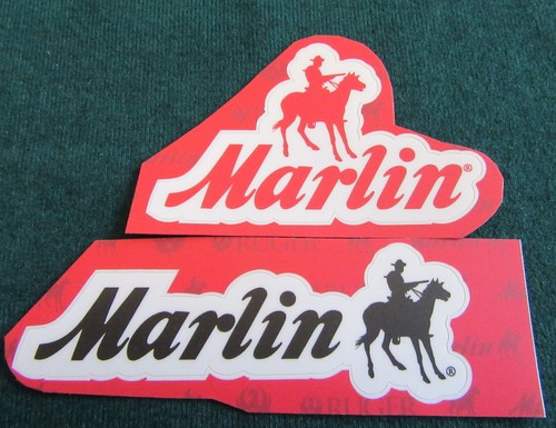 Two marlin firearms stickers - firearms, .