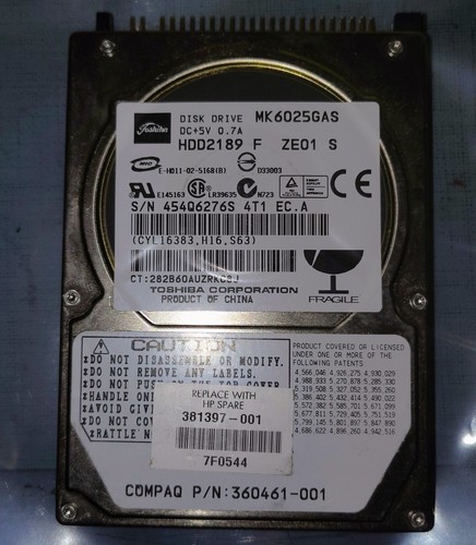 Toshiba 60gb 4200rpm ide - 4200rpm,