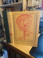 The Fables of Aesop 1998 Nr Fine Folio Detmold Myth Folklore Ancient Greece HB