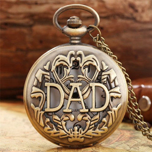 Bronze dad skeleton quartz - bronze,