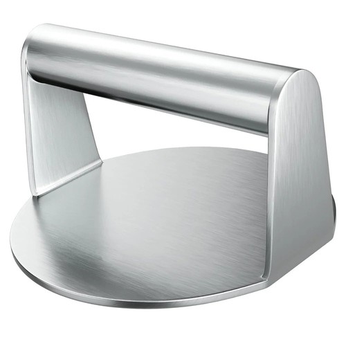 Burger press round stainless - press,