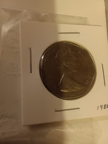 Large 1980 50p - , pence