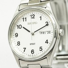 *NEAR MINT* Vintage 1982 SEIKO Chronos 5H23-7D40 Quartz Day/Date Arabic 33mm Men