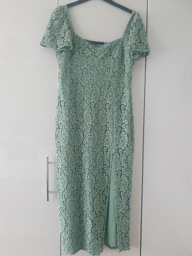 Zara sage green - green, lace