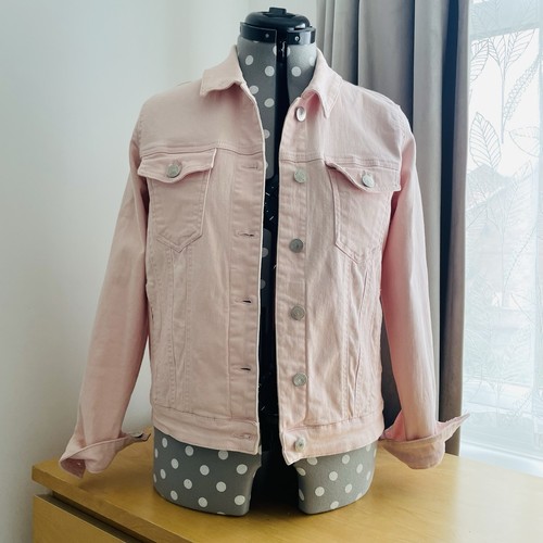 Ladies pink denim - jacket., size