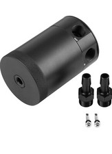 Oil Tank-Duokon Universal Two-hole Aluminum Car Engine Oil Reservoir Catch Can