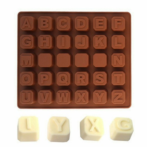 Silicone alphabet blocks - silicone,