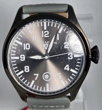 SWISS LEGEND MEN'S STAINLESS STEEL  WATER RESISTANT 10ATM SWISS MOVEMENT 46mm