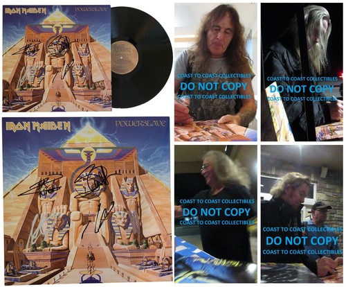 Iron maiden signed powerslave - iron,