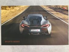 McLaren Sports Series UK Market Car Sales Brochure - c2016