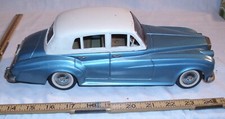 BANDAI 1955 ROLLS ROYCE SILVER CLOUD CAR LARGE TIN FRICTION TOY JAPAN