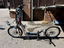 Canicross In Line Paw Track Full Suspension, Hydraulic Disk Breaks, Dog Scooter