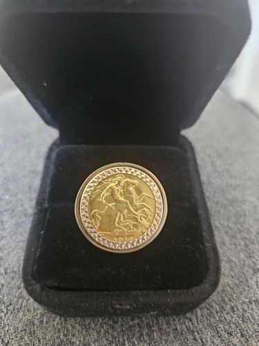1914 gold half sovereign a - gold,