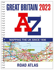 Great Britain A-Z Road Atlas 2023 (A4 Spiral), A-Z Maps