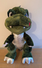 Kandytoys Green Big Eye Dinosaur Plush Soft Toy in excellent condition
