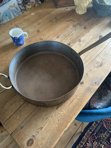 Huge handmade beaten copper - huge,