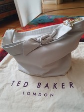 Ted Baker- SOFTIA- Soft Knotted Hobo Convertible Leather Bag- Ivory- crossbody 