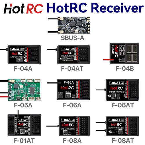 Hotrc 8ch rc receiver - 4/5/6/8ch,