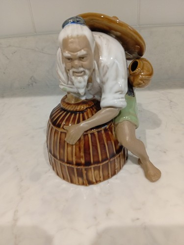 Vintage chinese fisherman with - vintage,