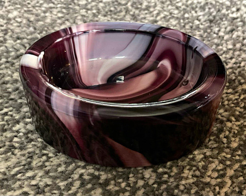 Antique victorian purple slag - victorian,