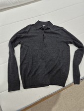 Uniqlo Men's Long Sleeve Merino Polo XS