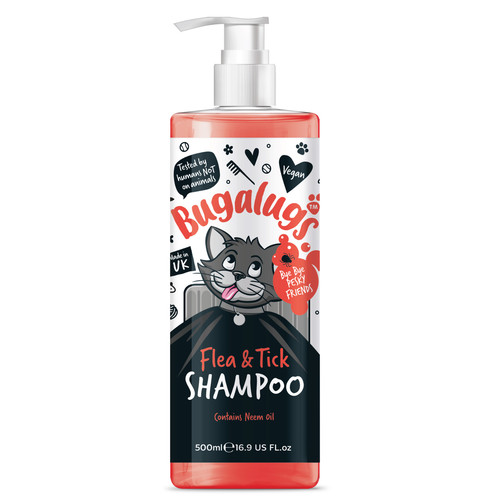 Bugalugs cat flea shampoo - flea,