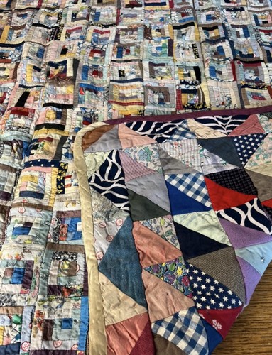 Antique patchwork log - antique,