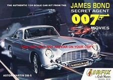 AIRFIX MODEL KITS JAMES BOND 007 ASTON MARTIN A4  FANTASY SHOP DISPLAY POSTER