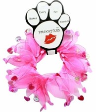Pink hearts dog smoocher party - hearts,
