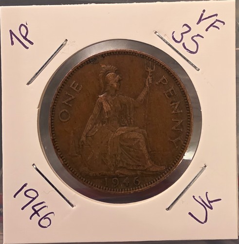 1946 great britain one penny - britain,