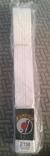 White martial arts - arts, belt