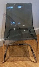 Grey Transparent Design Chair