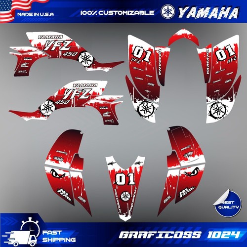 Yamaha yfz 450 graphics kit - yamaha,