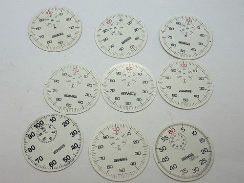 Herwins timer watch dials - x,