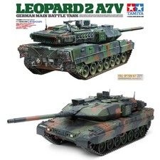 Tamiya RC 56047 Leopard 2 A7V w/Option Kit 1:16 RC Tank Assembly Kit