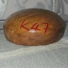 Wooden hat block millinery 