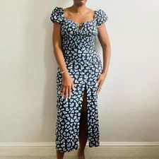 Zara Black Linen Blend Floral