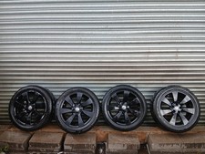 VAUXHALL ASTRA MK6 J 2015 ALLOY WHEELS SET 235/50/18 7.5JX18 13312747 BLACK