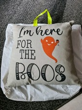 Holloween Complete Cushion  With Quote "I'm Here For The Boos" By Hunted House