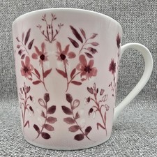 Marks & Spencer - Pink Floral Flowers - Fine China Mug 