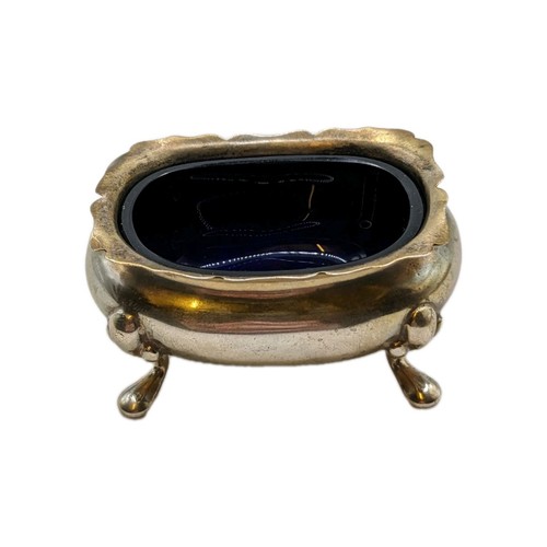 Vintage sterling silver salt - vintage,